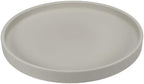 PATIKIL 8.9 Inch Round Ceramic Plant Saucer, Plant Saucer Tray Flower Planter Drip Tray for Indoors Outdoors Patio Balcony, Gray by PATIKIL