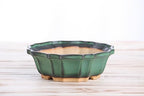 Willow Bonsai Ceramics Flower Design Bonsai Pot 6.5 Inch – Elegant Ceramic Bonsai & Succulent Planter, High‑Fired Frost‑Proof Stoneware with Drainage & Wiring Holes, Handmade in USA (Avocado) - Image 3