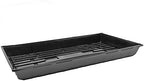 SUNPACK 10" x 20" Quad Thick Plastic Seed Starting Tray, Black, 2.5" (Pack of 30) - No Drainage Holes, Perfect for Greenhouse or Indoor Gardening - Ideal for Seedlings and Cuttings - Image 2