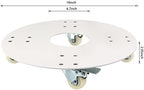 Plant Stand with Wheels,3.0mm Thick Aluminum Alloy Plant Caddy with Wheels Heavy Duty, Rolling Plant Stand Holds 16 Inch and 500lbs（White） - Image 3