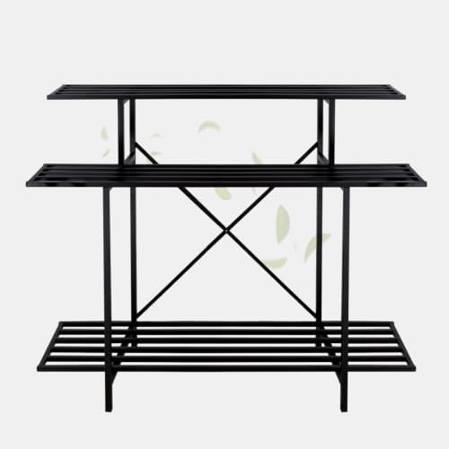 Zhongma 3 Tier Heavy Duty Plant Stand (L45.67 x W17.32 x H39.37) - Image 2