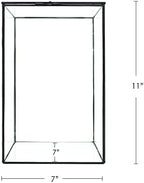 Large Geometric Terrarium Glass Container, 11 inch high Greenhouse w/Lid, for Indoor Plants, Succulent, Moss, Air Plant, Tabletop Decoration - Image 3
