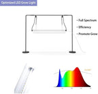 Seedling Starter Kit,40-Cell Seed Starter Tray with Huminity Domes 20,5'', Grow Light for Seed Starting, Natural White Spectrum LED Grow Lamp Stand with Outlet Timer,Rapid Rooter Soil - Image 2