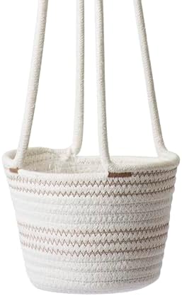 SuperMoss (54029 SoftWeave Hanging Planters for Indoor Plants 6″, Mixed Case, Set of 3, 6 inch Plant Flower Pots - Image 3