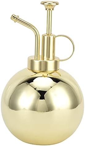 500ml Hand Press Watering Can, Gold Plant Water Spray Bottle, Gardening Plant Watering Can for Home Garden Indoor Outdoor by Unknown