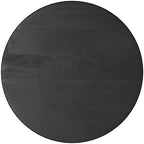 SIMPLIHOME Boyd 13" Wide Solid Wood Round End Table in Black - Image 4