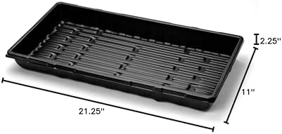 Bootstrap Farmer Extra Strength Seed Starter Kit, 2 Pack Combo, 2 of Each - 1020 Tray, Humidity Dome, 50 Cell Plug Tray - Image 2