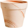 Vintage Boho White Terracotta Flower Pots, Breathable Clay Planters, Roman Decorative Pots for Indoor & Outdoor, Garden Planters for Patio, Balcony Home Décor (Macchiato, 20 * 18cm) by Unknown