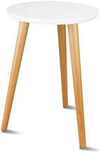 Uneedem Plant Stand Indoor, Mid Century Modern Small Round Plant Table for Flower Pots, 16.5" Tall Plant Holder Wood Stool for Living Room (2 Pack) by Uneedem