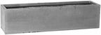 Cement Gray Rectangular Planter Box for Outdoor Plants - Elegant Long Rectangle Modern Outdoor Flower Pot – 8”H x 8”W x 31.5”L by Unknown