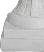 Merax 23.75'' H MGO Garden Urn Planter with Drainage Hole, Hand-Painted Outdoor & Indoor Decorative Urn, Light Grey - Image 6