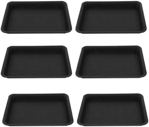 Plant Saucer 6 Pcs Rectangular Flower Pot Drip Tray - Image 4