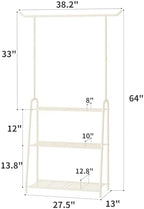 Kitsanery Plant Stand Indoor Outdoor,Metal Plant Stands for Multiple Plants,3 Tier Tall Hanging Plant Shelf,Large Heavy Duty Flower Holder Ladder Plant for Living Room, Patio, Balcony (White) - Image 2