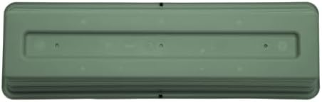 Bloem Dura Cotta 18" Plastic Window Box Planter with Saucer, Basil, 3-Pack - Image 6