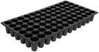 SUNPACK 21" x 11" Heavy Duty 72-Cell Circular Insert Tray, Black, 2.5" (Pack of 10) - Ideal for Greenhouses or Indoor Gardening - Holds Up to 72 Different Seeds - Image 2