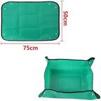 Repotting Mat Waterproof Plant Potting Mat Bonsai Succulent Potted Repotting Transplant Pad Foldable Gardening Houseplant Tool 50/75/100 cm(50x75cm) - Image 2