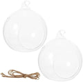 2pcs Glass Globe Hanging Terrarium Vase for Plants by Unknown