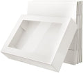Gersoniel Half Sheet Cake Boxes with Window for Bakery, White, 10 Pack by Gersoniel