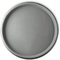 Crescent Garden Universal Round Planter Saucer, Drainage Dish for Pots, Large Plant Dishes Saucer, Outdoor Plant Trays - Ash(19.75" Inner, 22" Outer Diameter) by CrescentGarden