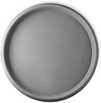 Crescent Garden Universal Round Planter Saucer, Drainage Dish for Pots, Large Plant Dishes Saucer, Outdoor Plant Trays - Ash(19.75" Inner, 22" Outer Diameter) by CrescentGarden