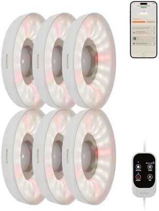 GLOWRIUM Puck Grow Light G7, Full Spectrum Grow Lights for Indoor Plants by GLOWRIUM