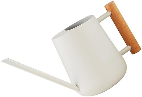 Happyyami Small Plants Indoor Watering Can Plants for Outside Houseplants House Plants Indoor Plants Plant Misters for Inside Indoor Plant Watering Can Outdoor Watering Bottle Iron White by Happyyami