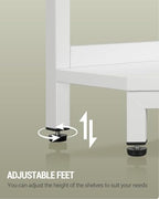 Hzuaneri Corner Shelf Stand 5-Tier Corner Bookshelf Storage Standing Shelf - Image 5