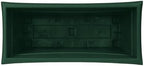 Bloem Dayton 27" Wide Recycled Plastic Planter Box, Turtle Green, 3-Pack - Image 7