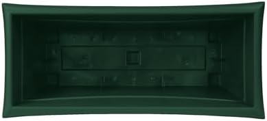 Bloem Dayton 27" Wide Recycled Plastic Planter Box, Turtle Green, 3-Pack - Image 7