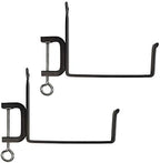 Achla Designs SFB-02C, 8 inch Railing clamp Window Flower Box Brackets, Black by ACHLADesignsHomeGarden