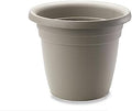 Crescent Too Indoor-Outdoor Emma Round Plastic Flowerpot 18 Inches Colored Planter (Capuccino) by CrescentGarden