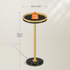 HOOBRO Small Round Side Table, Drink Table, Coffee Martini Table - Image 3