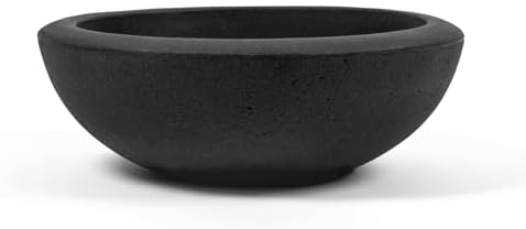 ARBORA 21" Santorini Bowl Planter - Lightweight Polyresin Outdoor Plant Pot by ARBORA