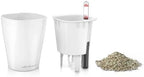 Lechuza MINI-DELTINI Scarlet Red High Gloss, Self-Watering Small Indoor Planter, H5.1 L3.9 W3.9 in - Image 3