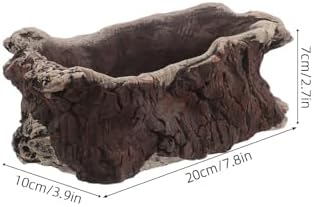 BESPORTBLE Vintage Tree Root Cement Planter for Indoor Bonsai and Greenery - Image 2