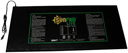SUNPACK SunPad Lite 100W Seedling Heating Mat, Black, 48" x 20.75" - Made for Propagating Seedlings and Cuttings, Ideal for Greenhouses and Indoor Gardening by SUNPACK