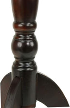 Decor Therapy Simplify Pedestal Accent Table, Aged Cherry 15" x 15" x 24" - Image 6