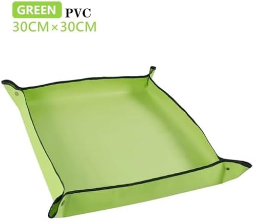 2 PCS Gardening Planting Mat, Reusable Garden Potted Pad Cushion, Transplanting for Flower Succulents Plant Repotting(Green,30x30CM) - Image 2
