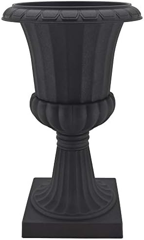 Arcadia Garden Products PL51BK-2 Deluxe Plastic Urn(Pack of 2), Black - Image 2