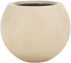 SAFAVIEH Outdoor Kenslia Concrete Planter Pot, 15.7" Beige PAT1518B by Unknown