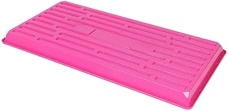 SUNPACK 10" x 20" Heavy Duty Shallow Plastic Seed Starting Tray, Magenta, 1" (Pack of 30) - No Drainage Holes, Perfect for Greenhouses or Indoor Gardening - Image 3