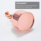 Vintage 300ml Watering Bottle with Pump Stainless Steel Sprayer for Plants - Image 3