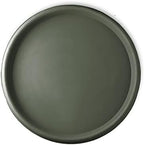 Crescent Garden Universal Round Planter Saucer, Drainage Dish for Pots, Large Plant Dishes Saucer, Outdoor Plant Trays - Olive (23" Inner, 25.5inch Outer Diameter) by CrescentGarden