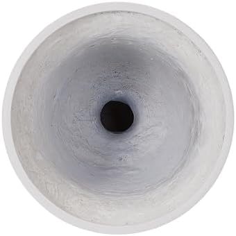 Merax 20.47" H Classic Outdoor Planter with Drainage, Antique White - Image 5