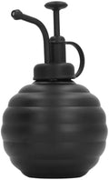 Plant Spray Bottle, 400ml Stainless Steel Plant Sprayer, with Top Pump for Watering Potted Plants, Water Misting Orchids, Succulents, wash, Hairstyling (Black) by Obetuens