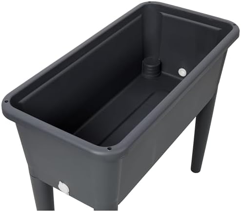 Elevated Garden Bed with Ventilated Greenhouse Lid and Removable Legs - Image 7