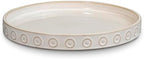 Eightpot Plant Saucer for Indoors - Ceramic Plant Saucer for Outdoors 11.4 Inch Plant Water Catcher Tray Plant Pot Saucer Plant Drip Tray Drainage Large Plant Plates to Catch Water, Cream White by Eightpot