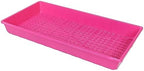 SUNPACK 10" x 20" Heavy Duty Mesh Plastic Seed Starting Tray, Magenta, 2.3" (Pack of 30) - Ensures Water Drainage and Aeration, Perfect for Greenhouses or Indoor Gardening - Image 2