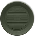 Crescent Garden Universal Round Planter Saucer – Heavy-Duty Plastic Drainage Tray for Indoor & Outdoor Use – Fits Pots with 8" Base (11" Total Outer Diameter) - Olive Green by CrescentGarden