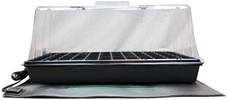 Viagrow VTDK1 Prop Tall Clear Plastic Dome Single Tray Kit with Standard Flat, 72, Black by Viagrow